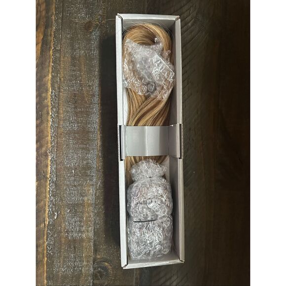 100% Real human Natural Hair Extensions,Ten Bunches (20Inch, #60) blonde - Picture 4 of 6